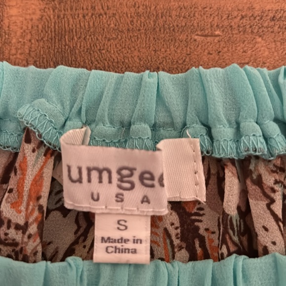 Umgee Women’s Small Sheer Abstract Colorful Blouse Shirt Top Fairy Cottagecore - Picture 3 of 6